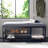 Edmea Polyester Upholstered Storage Bench-648267129
