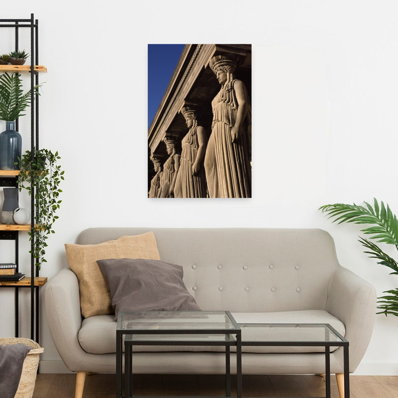 Statues In A Museum Museum Of Science And Industry Hyde Park Chicago Cook County Illinois USA by Alan Klehr - Wrapped Canvas Print