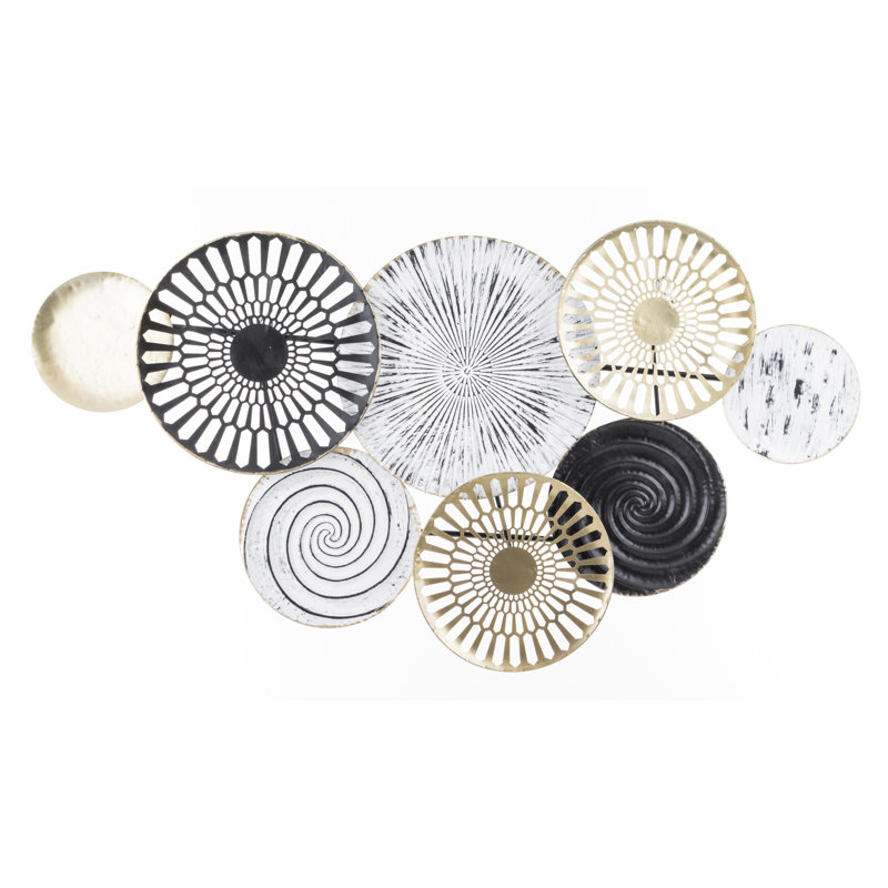 Glam Abstract Wall Decor on Metal