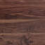 Table basse 12 x 12 x 20 pouces en bois de noyer et en bois aggloméré