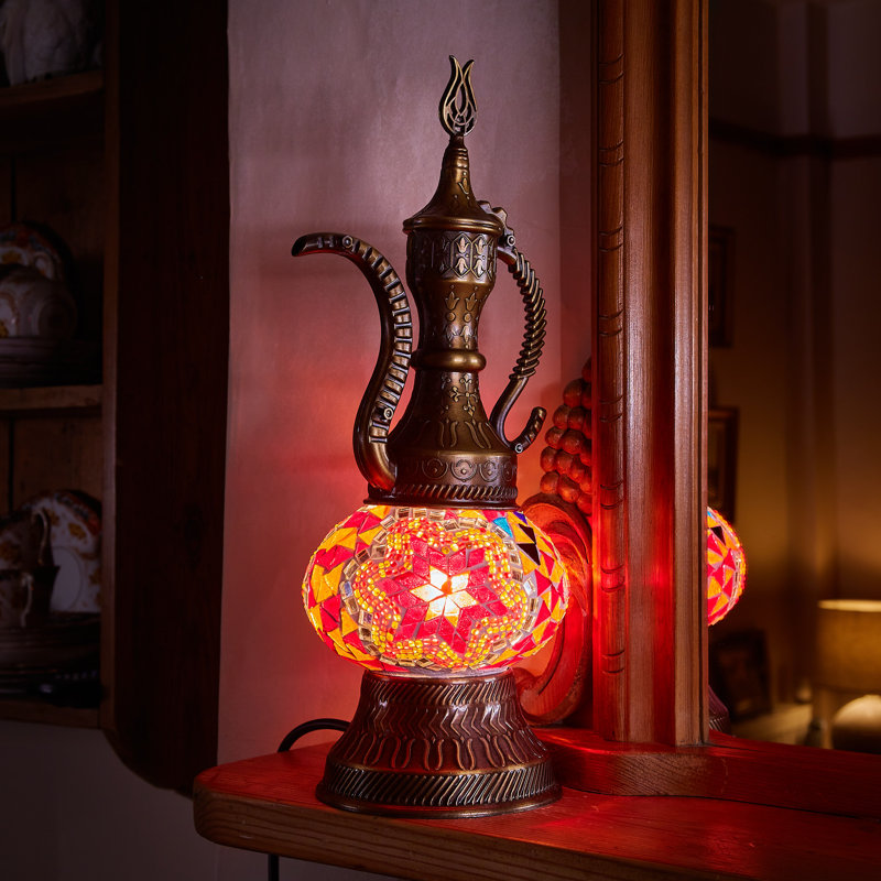 Karlie Metal Lighting Lamp, Red/Orange