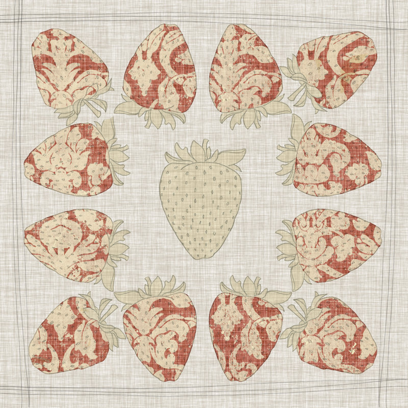Shape Fruits And Veggies IX by Vision Studio - Wrapped Canvas Painting, 122cm H x 122cm W