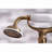 Kingston Brass Kingston Three-Handle 2-Hole Deck Mount Clawfoot Tub Faucet with Hand Shower-37178457