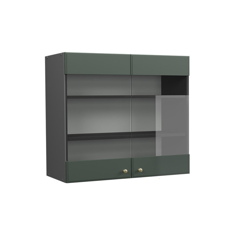 Fame 320 + front ant gold country house_80 x 72 x 34.1, Green/Grey