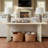 Console Table With Triangle Design Legs-114236104