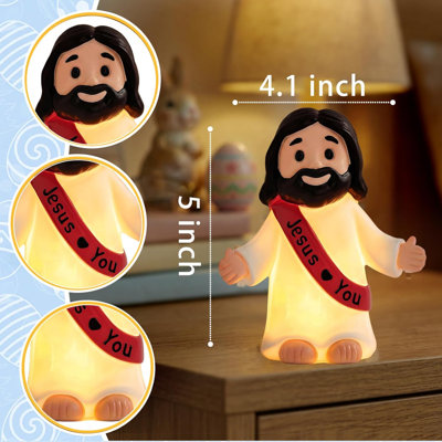 Resin Freestanding Baptism Outdoor Lights