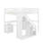 Full Size Loft Bed With Two Chest Of Drawers, Desk And Light Strip-244146436-244146439