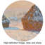 «Wheatstacks, Snow Effect, Morning» par Claude Monet, reproductions d'art classiques du monde, estampe numérique sur toile, 30 x 16 po