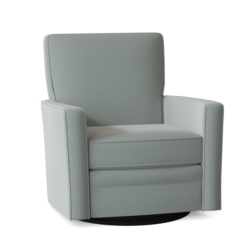 Invitation Swivel Glider, Peyton 21 Dove Performance Twill, Yes