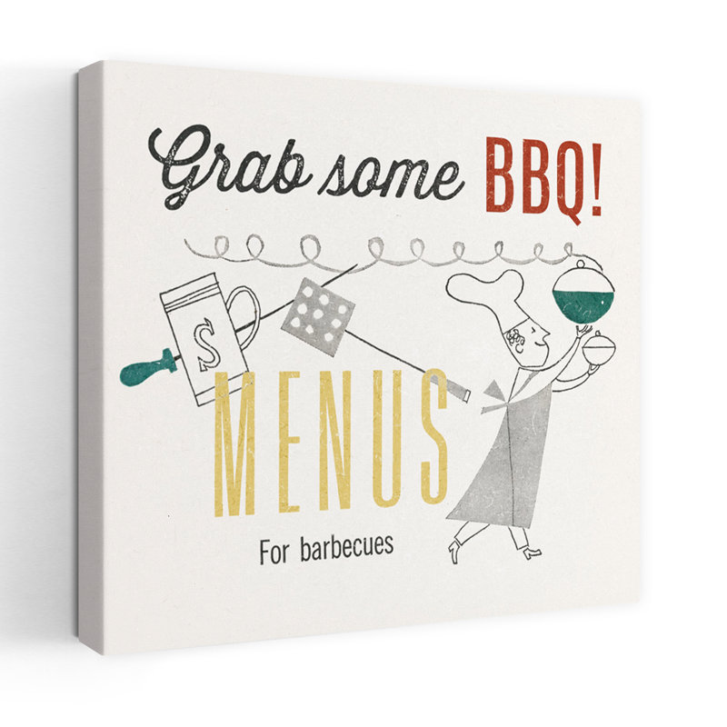 «Retro Food Grab Some», rétro, art rétro, H 32 po x l 32 po