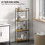 Bamboo, Steel Bathroom Shelves