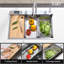 Évier de cuisine 33 po à cuve simple encastrable en acier inoxydable avec station de travail à affichage numérique - pulvérisateur rétractable, laveuse à coupelle sous pression-114734961