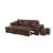 Senter Upholstered L-Shaped Sectional Reversible-790707138