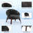 Debbera 25.98'' Upholstered Velvet Accent Chairs-1657631993