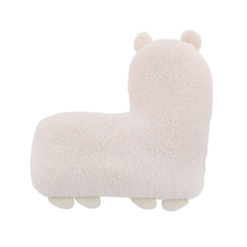  Little Love by NoJo Llama Shaped Plush Sherpa Decorative Pillow 