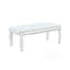 Table basse à miroir avec pieds robustes