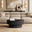 Round Drum Coffee Table with Storage-389920643-393056294