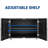 Metal Printer Stand with File Storage Cabinet, Printer Cabinet File Cabinet On Wheels with Door and Adjustable Shelf, Printer Table Stand for Home Office-113121336