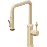 Davoli Pull-Down Kitchen Faucet with Squeeze Sprayer - Quad Spout