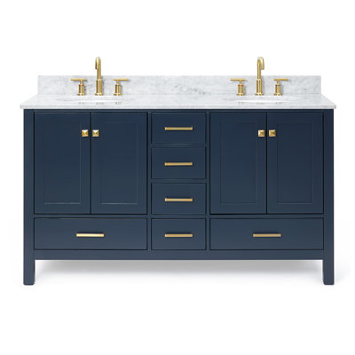 Ensemble de meuble-lavabo double 61 po Flynt