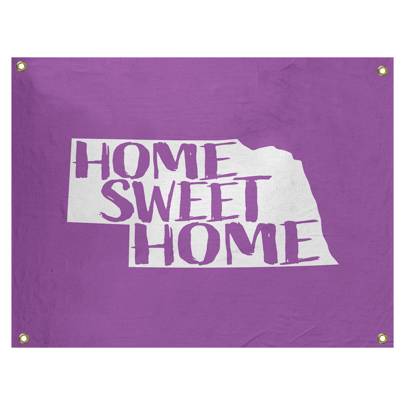 Tapisserie murale nebraska doux pour la maison, H 59 po x l 80 po, Violet