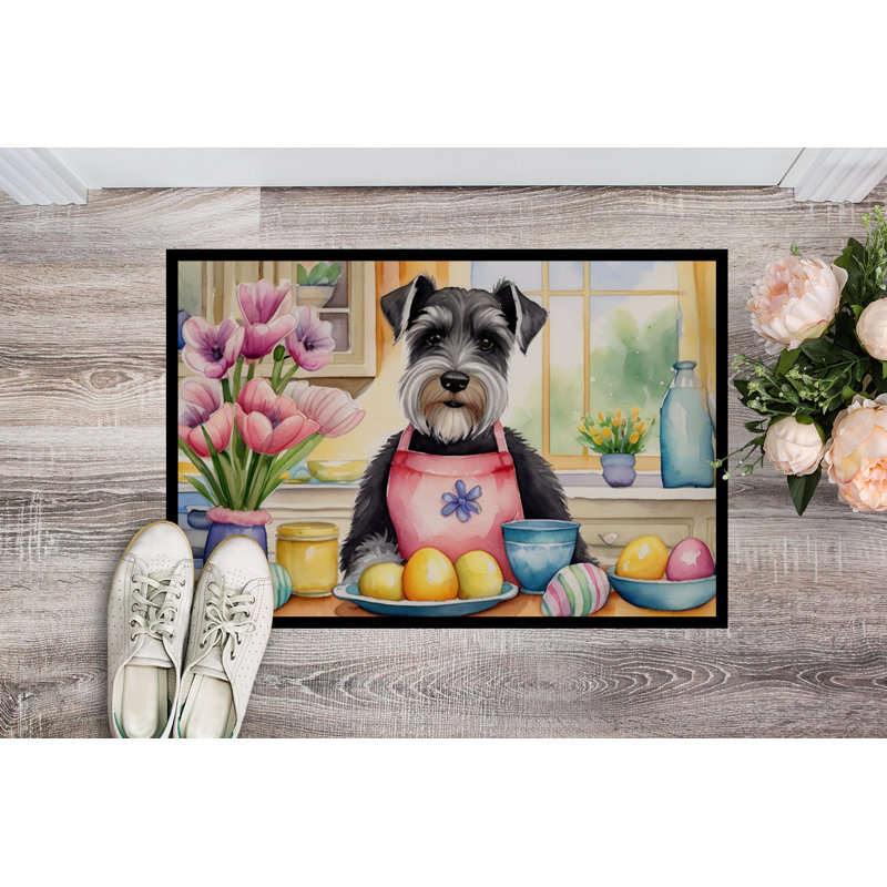 Paillasson Decorating Schnauzer, L 18 po x L 27 po