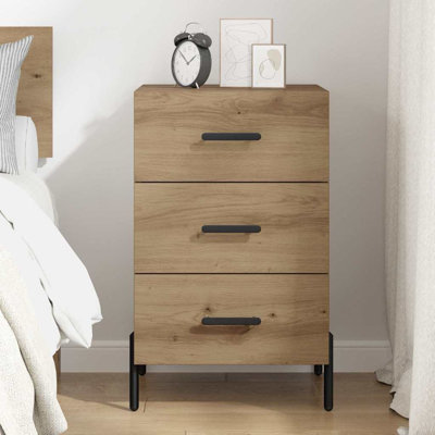 40cm W Manufactured Wood Bedside Table