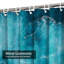 Abstrait bleu turquoise avec 12 crochets-356918324