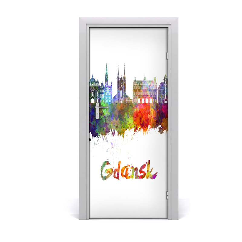 Color Gdańsk Door Decal