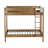 Twin Over Twin Bunk Bed with Teddy-Velvet Upholstered Headboard and Footboard for Comfort and Space Efficiency