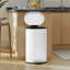 HOMCOM 30L Kitchen Bin Stay-Open Lid Slim Rectangular Pedal Bin-120768088