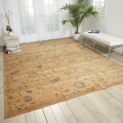 Tapis éclectique brun Dewitt