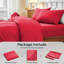 Microfiber Solid Colour Duvet Cover Set