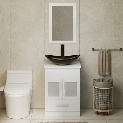 Alvin 24'' Bathroom Vanity With Sink