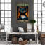 «Black Cat Brand Make For Coffee And Teas On», impression sur toile-889118951