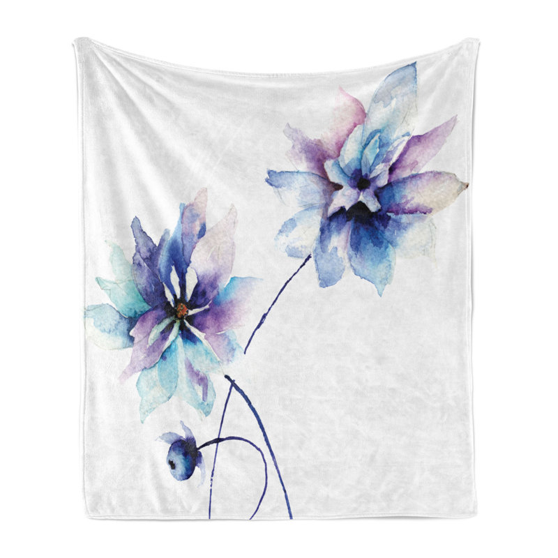 Hand Woven Throw Blanket, 60" W x 80" L
