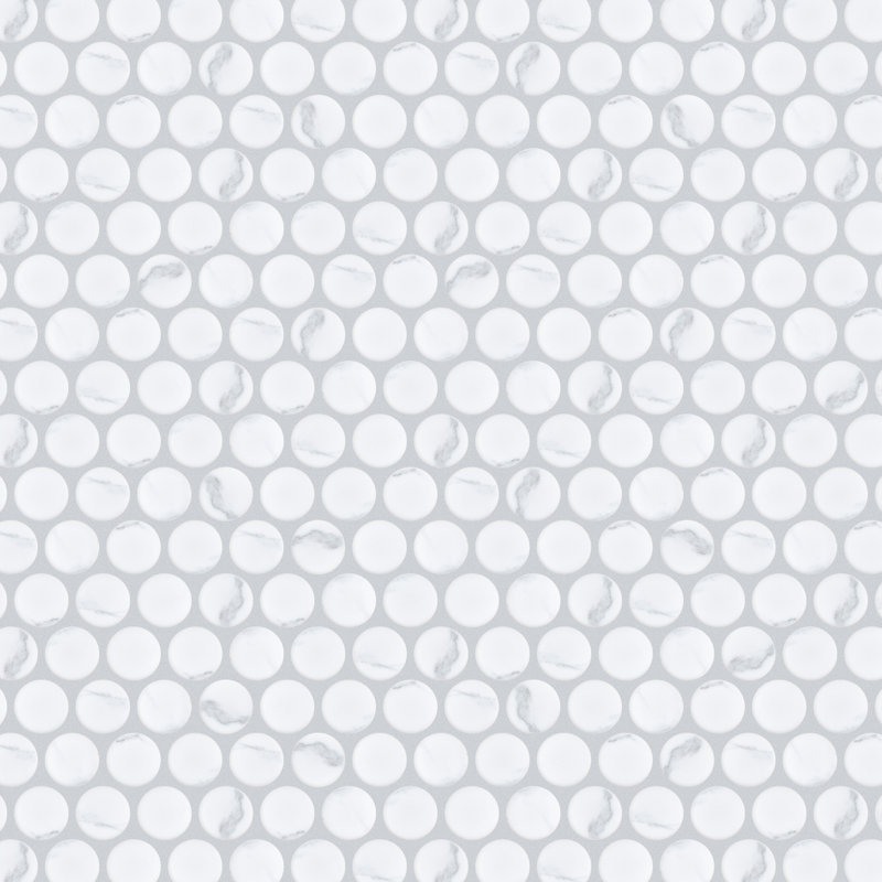 Carrione Pennyn 9-3/4" x 11-1/2" Porcelain Mosaic Tile