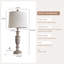 Lampe rétro de 25,5 po Callimont, adaptée à la chambre à coucher et au salon (ampoule incluse)