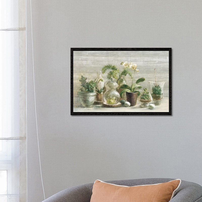 Danhui Nai - Print on Canvas, 101.6 cm H x 66.04 cm W, Black Floater Framed