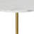 Wagner 18"W Solid Acacia Wood and Marble Top Mid-Century End Table with Sturdy Base