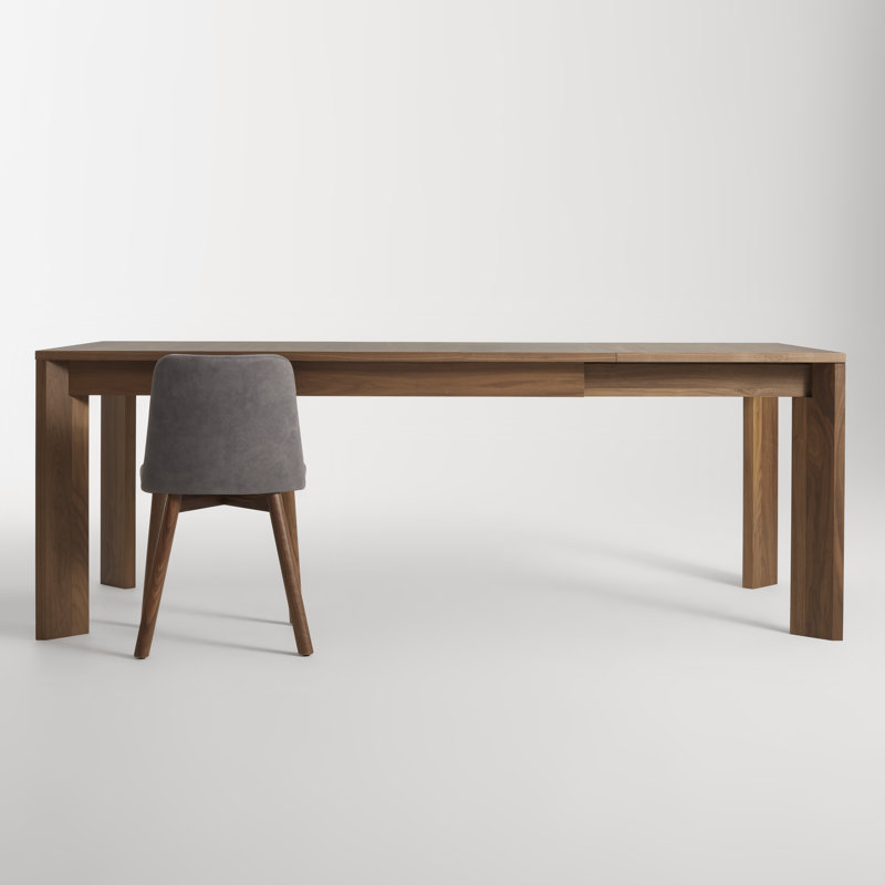 Moreover Solid Wood Dining Table, Walnut, 37" W x 84" L