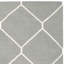 Tapis en laine / coton tissé à la main à plat Rodgers en ivoire / gris-478146603