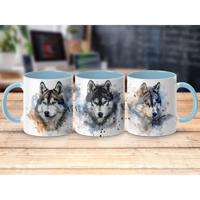 Ceramic Coffee Mug, 1, Light Blue