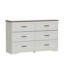 Commode horizontale avec style campagnard et 6 tiroirs spacieux-372048707