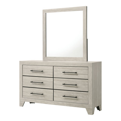 Ensemble de commode et miroir 2 pièces Jun