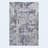 Area Rug Synthetic Fiber Stain Resistant Non-Shedding Abstract Grey Denim Medium 5' x 7'