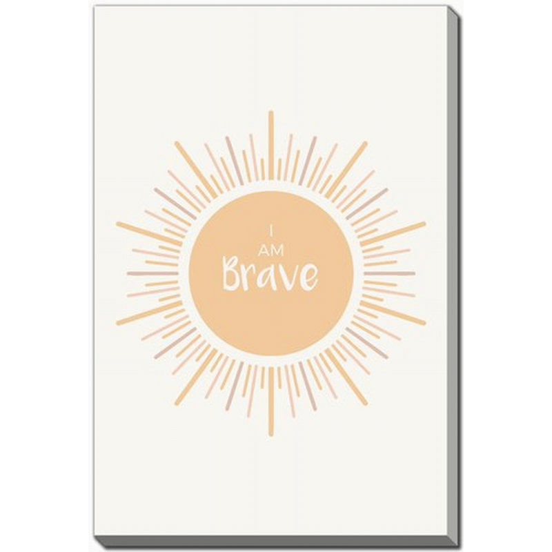 Sunshine And Rainbow 1 Canvas Wall Art, 45" H x 30" W