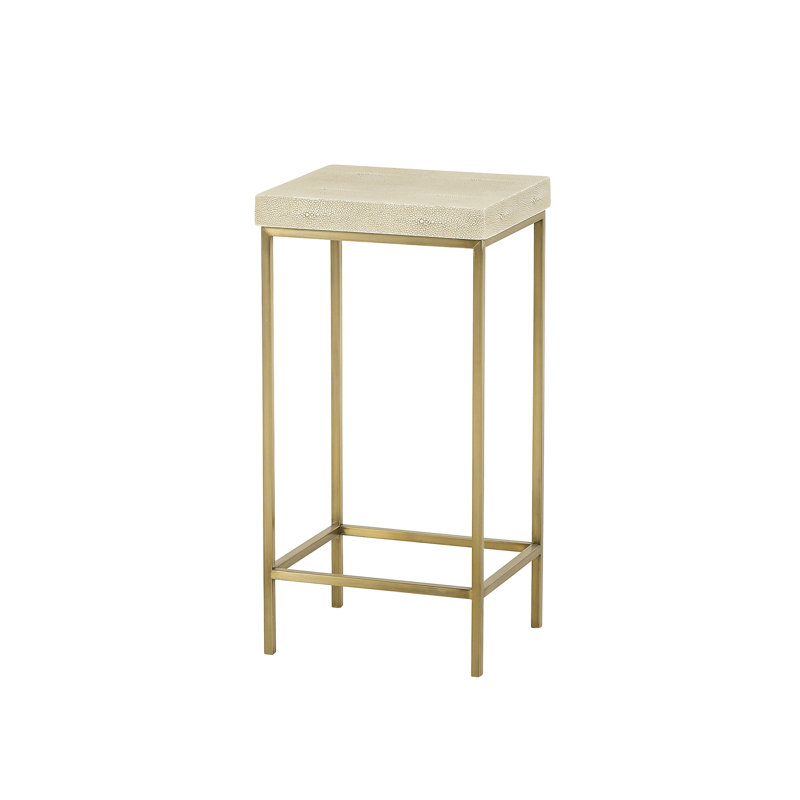 Table de bout Maison 55, Lin, Laiton satiné