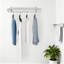 Séchoir à linge mural rétractable en acier inoxydable
