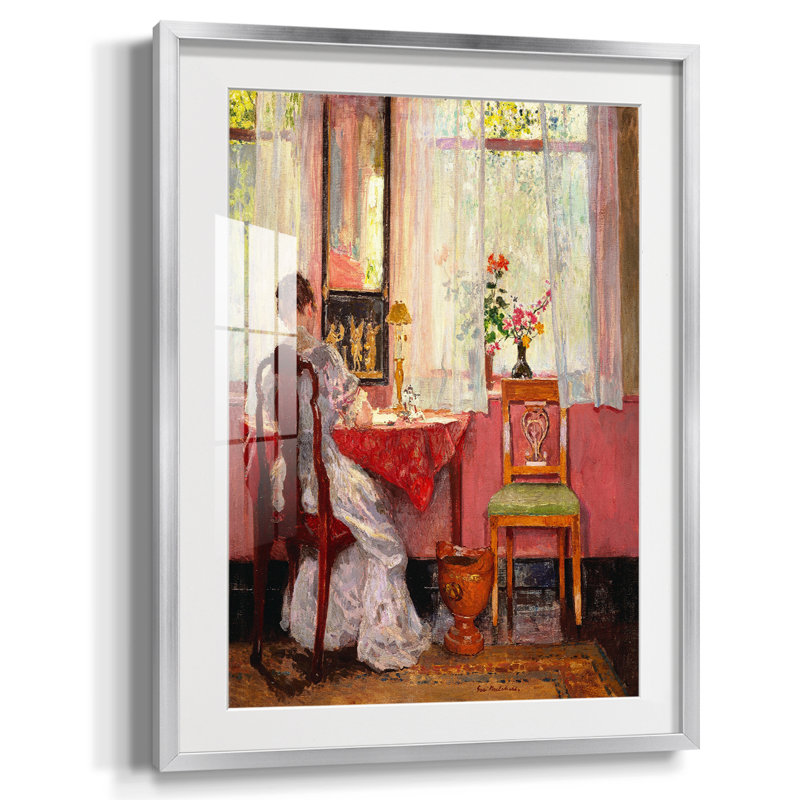 Vintage Portrait Print XCVI - Impression encadrée